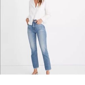 madewell the perfect Vintage Crop jeans